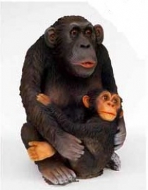 Mother & Baby Chimp Large 